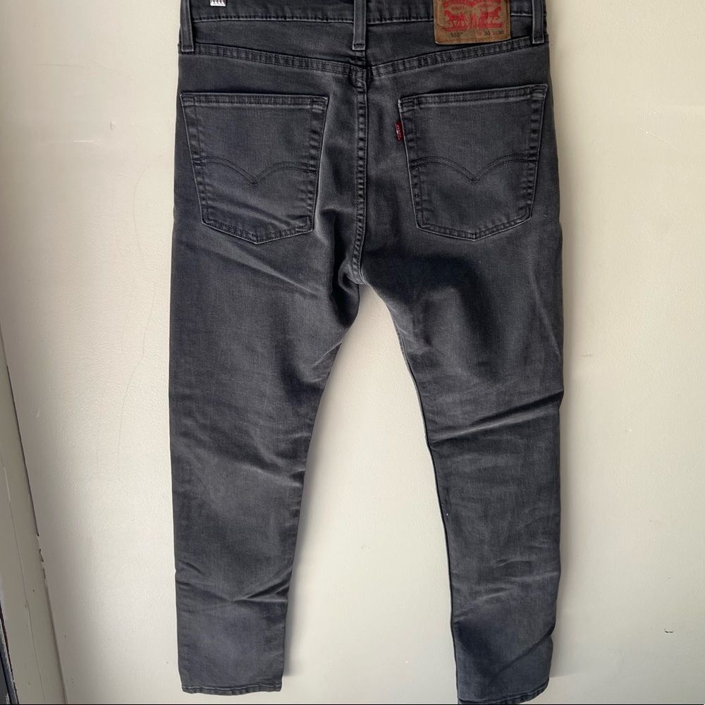 Levis 510 Jeans Size 30x30  Black Grey